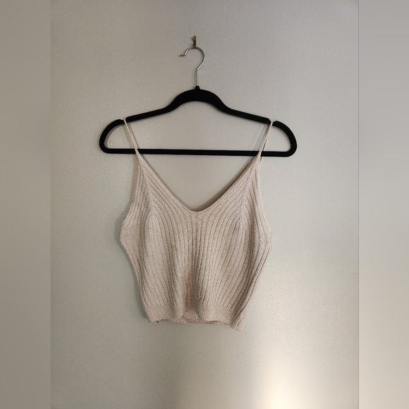 Beige knit top - Picture 1 of 4